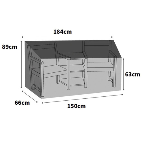 Bosmere Ultimate Protector Companion Seat Cover size