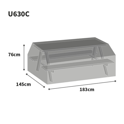 Bosmere Ultimate Protector Picnic Table Cover 8 Seat size