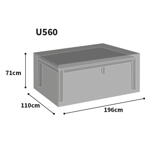 Bosmere Ultimate Protector Rectangular Table Cove size
