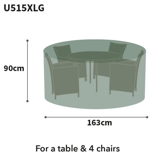 Bosmere Ultimate Protector Round Patio Set Cover size