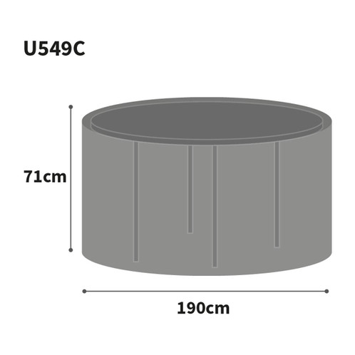 Bosmere Ultimate Protector Round Table Cover size