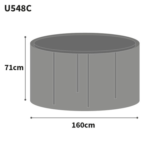 Bosmere Ultimate Protector Round Table Cover size