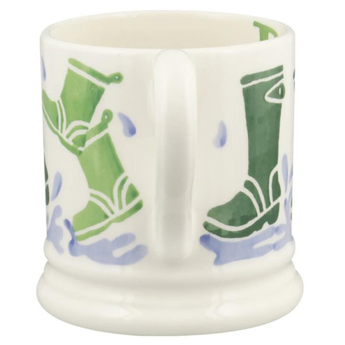 Emma Bridgewater Wellies Dad Half Pint Mug Handle