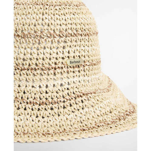 Natural Barbour Womens Kelley Cloche Summer Hat Side
