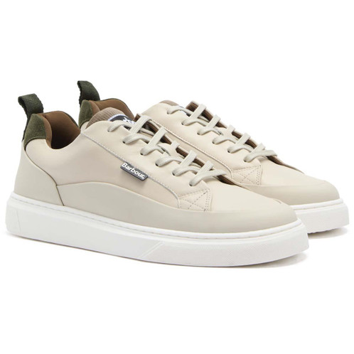Light Trench/Olive Barbour Mens Stannington Trainer