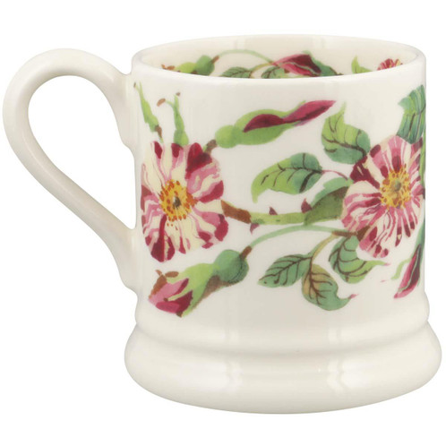 Emma Bridgewater Rosa Mundi 1/2 Pint Mug Side