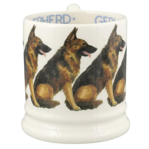 Emma Bridgewater Dogs German Shepherd Half Pint Mug Side View