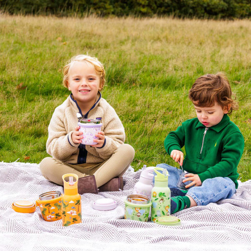 Viners Jungle Water Bottle Flip Straw 350ml LS2