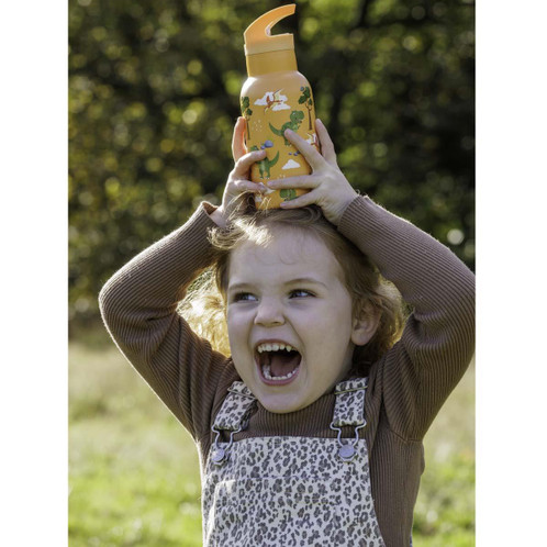 Viners Roarsome Water Bottle Flip Straw 350ml LS5