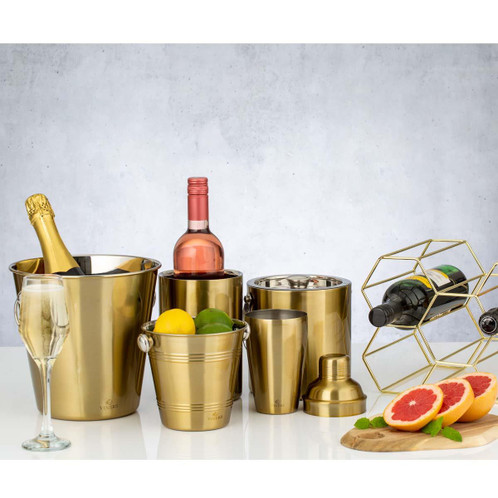 Viners Barware 1.3L Gold Double Wall Wine Cooler LS3