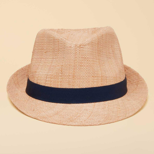 Natural Joules Mens Halstow Trilby Hat Front