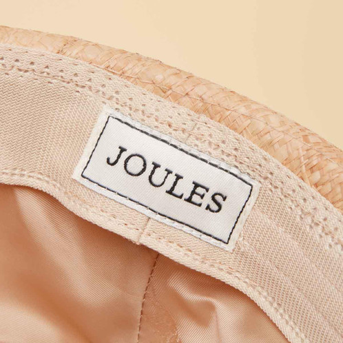 Natural Joules Mens Halstow Trilby Hat Inner Band