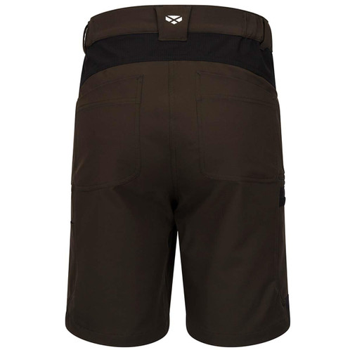 Green/Black Hoggs Of Fife Mens Green King Active Utility Short BACK