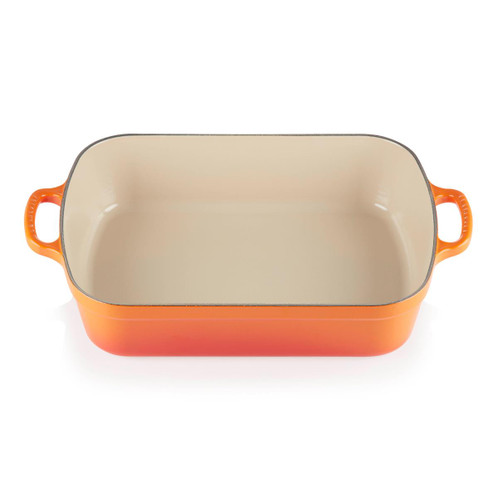  Le Creuset 37cm Cast Iron Signature Roaster Volcanic