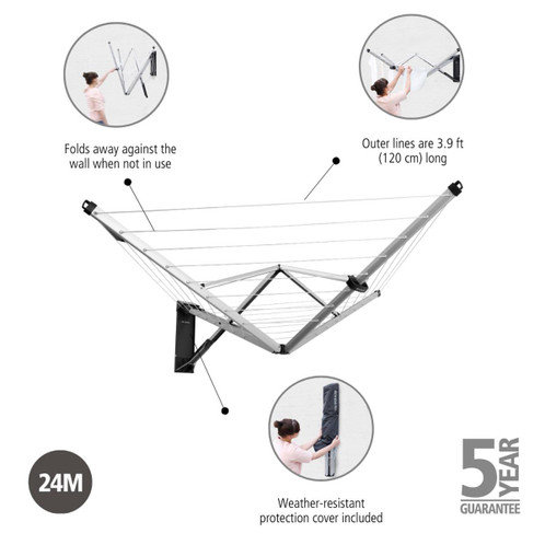 Brabantia Wallfix Dryer Product Details