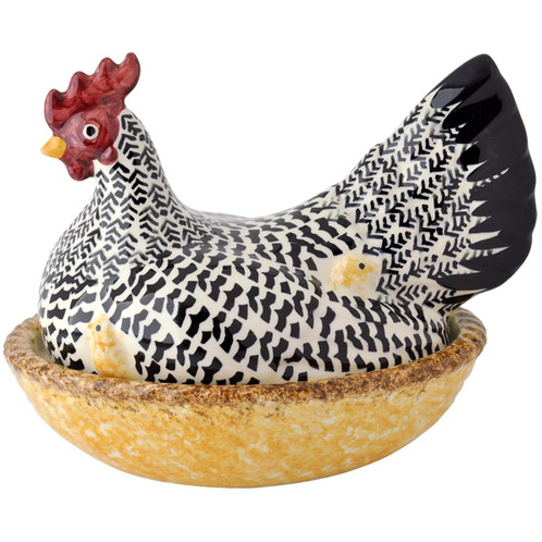 Emma Bridgewater Black Toast Silver Hen On Nest