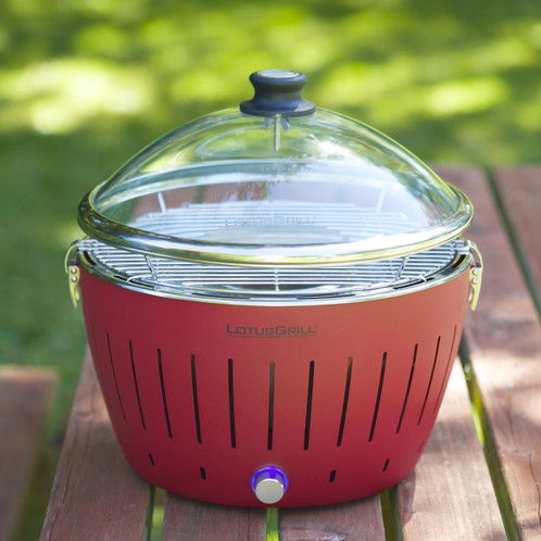 LotusGrill Glass Hood Lifestyle