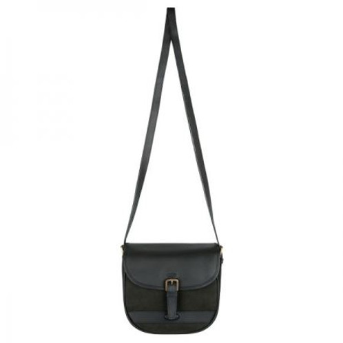 Dubarry Clara Large Saddle Style Bag in Black