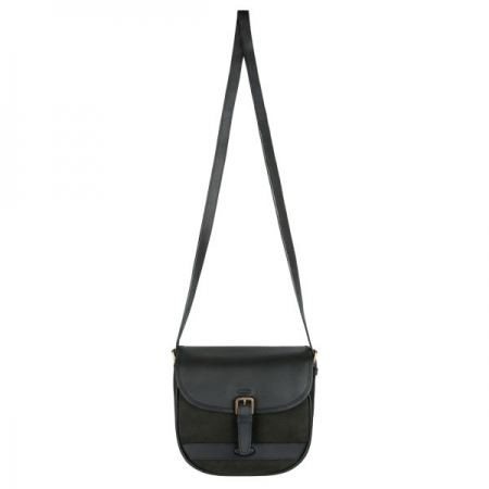 Dubarry Clara Large Saddle Style Bag in Black