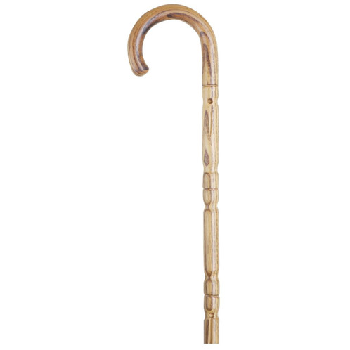 Bamboo Acacia Bisley Crook Handle Walking Sticks