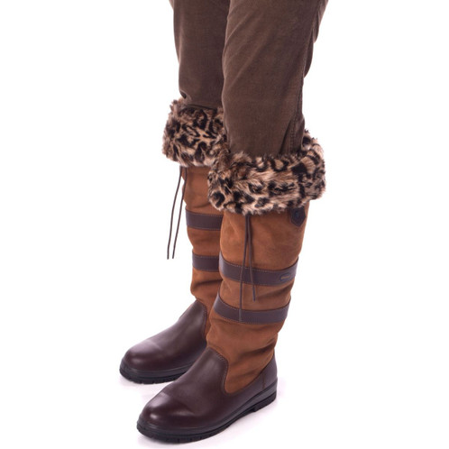 Dubarry Boots with Leopard Boot Liners