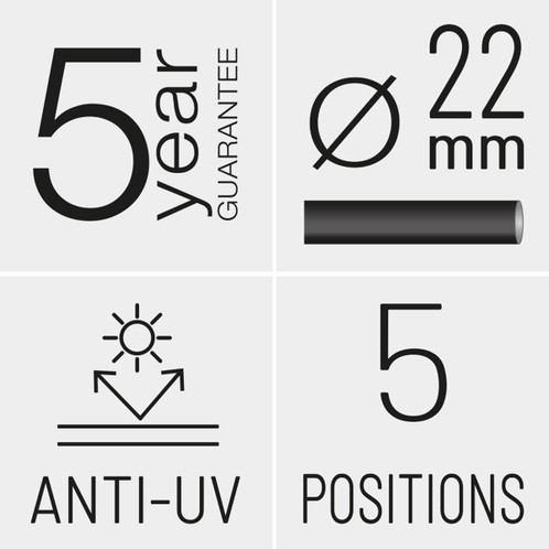 Lafuma Alu Cham XL Batyline ISO Armchair Product Features