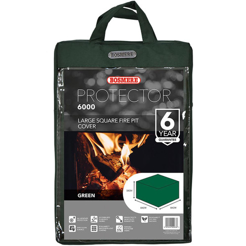 Bosmere 5000 Large Square Fire Pit Cover Packaging