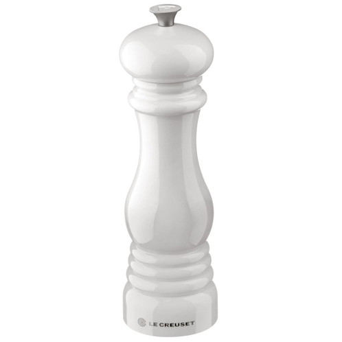 White Le Creuset Classic Pepper Mill