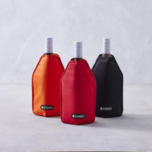 Volcanic Cerise Black Le Creuset WA-126 Wine Cooler Sleeve