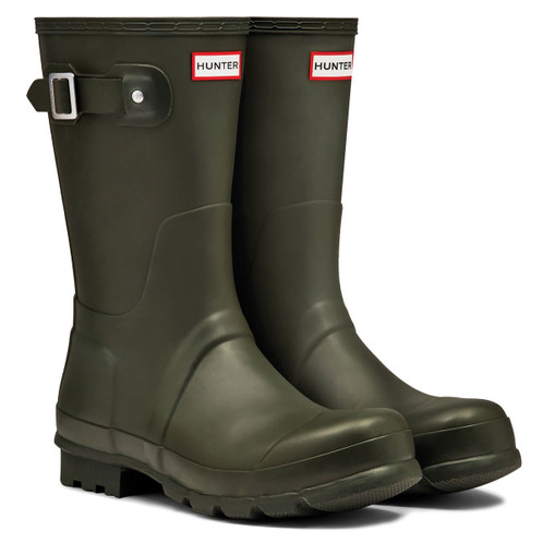 Hunter Mens Original Short Wellington Boots