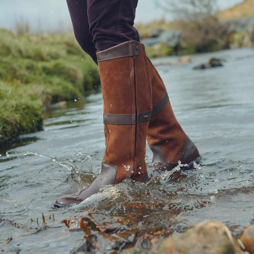 Walnut Dubarry Womens Sligo Boots Lifestyle