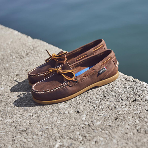Chocolate Chatham Womens Olivia G2 Deck Shoes Lifestyle
