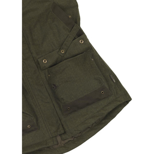 Pine Green Seeland North Lady Jacket Detail