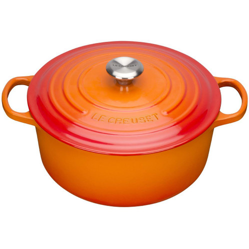 Volcanic Le Creuset 28cm Cast Iron Round Casserole