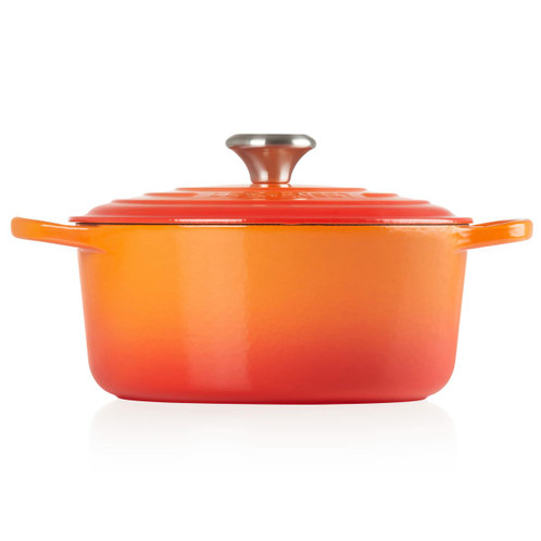 Le Creuset 30cm Cast Iron Round Casserole Dish Volcanic