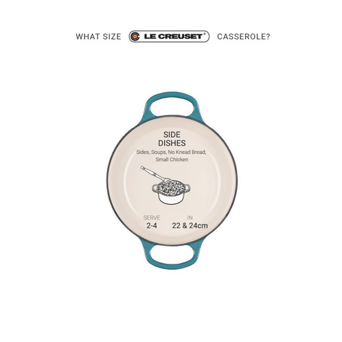 What size casserole dish?