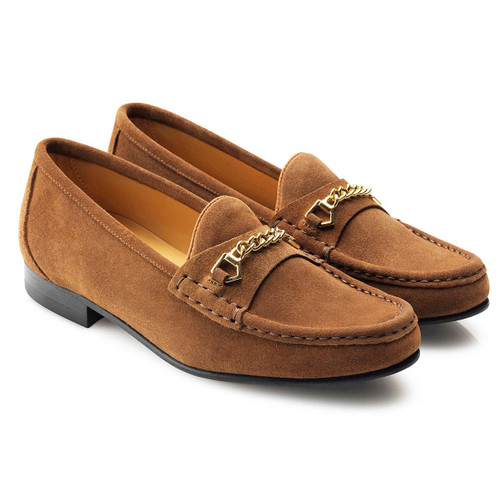 Tan Fairfax & Favor Apsley Suede Loafer
