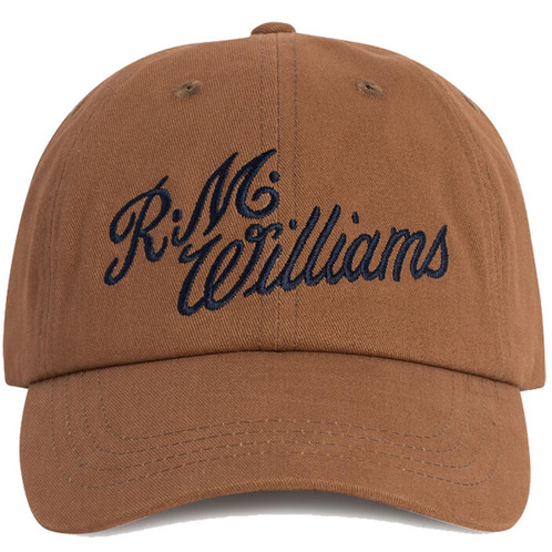 Brown/Navy R.M. Williams Mens Script Cap