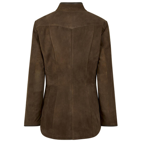 Walnut Dubarry Joyce Leather Jacket Back