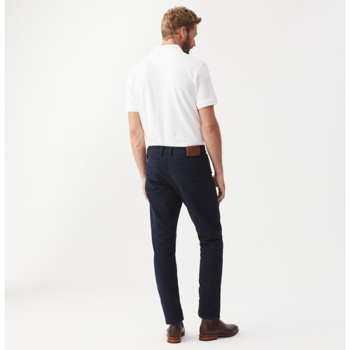 Navy R.M. Williams Mens Ramco Moleskin Jeans Lifestyle Rear