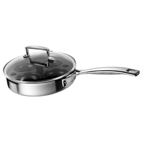 Le Creuset 20cm 3 Ply Stainless Steel Saute Pan