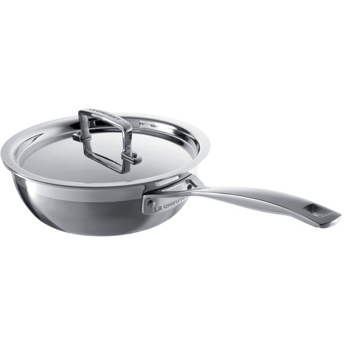 Le Creuset 24cm 3 Ply Stainless Steel Non-stick Chefs Pan