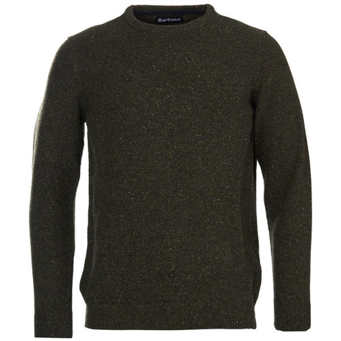 Dark Seaweed Barbour Mens Tisbury Crew