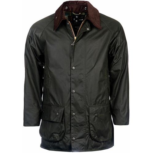 Sage Barbour Mens Beaufort Wax Jacket