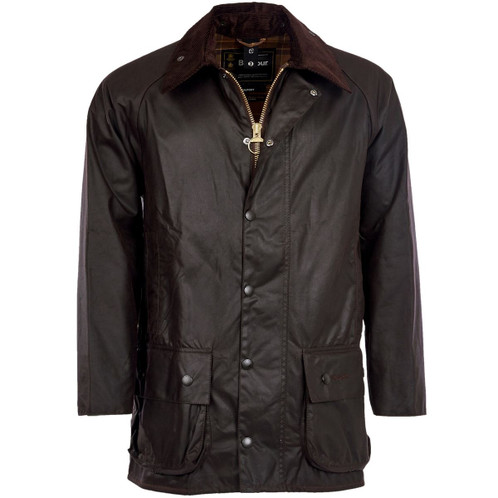 Olive Barbour Mens Beaufort Wax Jacket