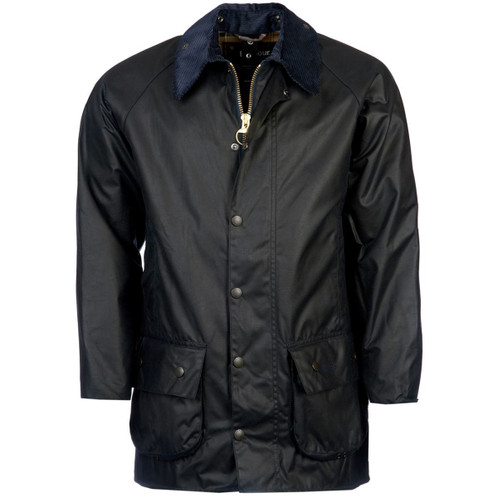 Black Barbour Mens Beaufort Wax Jacket