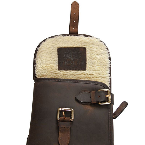Teales Devonshire Leather Buckle Flap Gun Slip