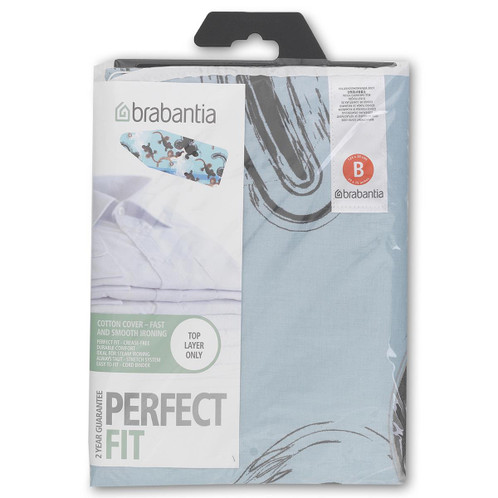 Brabantia Ironing Board Cover B 124x38cm 2mm Foam Assorted Designs