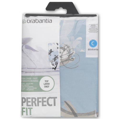 Brabantia Ironing Board Cover C 124x45cm 2mm Foam Assorted Designs