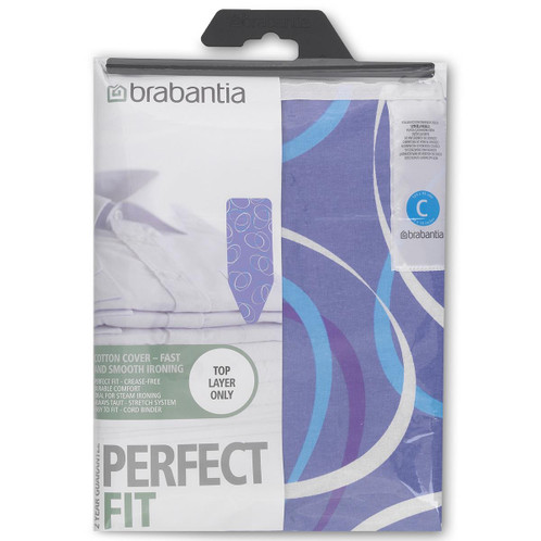 Brabantia Ironing Board Cover C 124x45cm 2mm Foam Assorted Designs